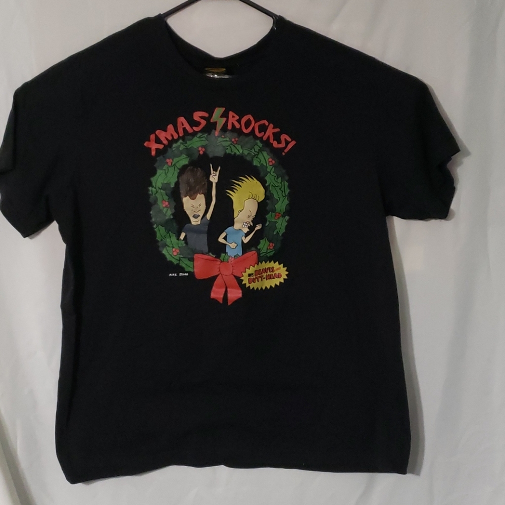 Christmas Beavis and Butthead Short sleeve TShirt